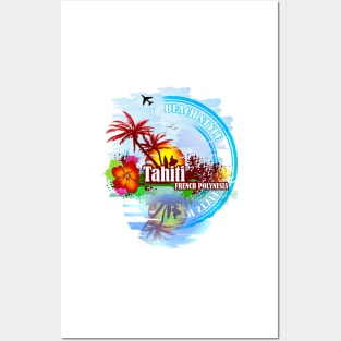 Tahiti french Polynesia Posters and Art